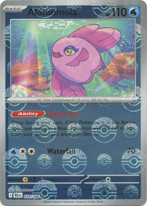 Alomomola (Poke Ball Pattern) (024/086) (Holofoil) [SV: Black Bolt]