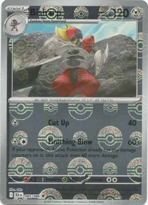 Bisharp (Poke Ball Pattern) (065/086) (Holofoil) [SV: Black Bolt]