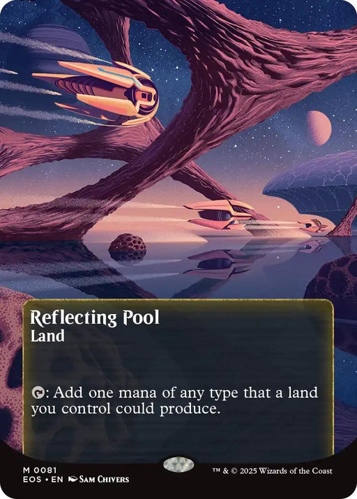 Image for Reflecting Pool (0081) (Borderless) (81) [Edge of Eternities: Stellar Sights] - Magic: The Gathering
