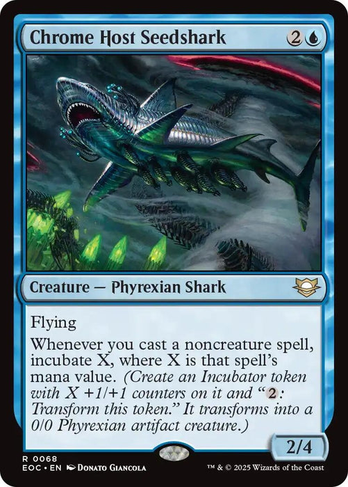 Image for Chrome Host Seedshark (68) [Edge of Eternities] - Magic: The Gathering