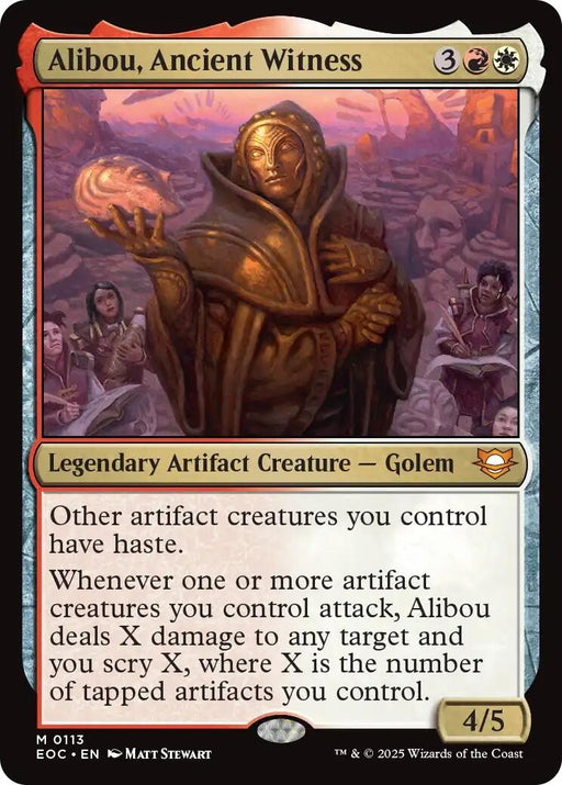 Image for Alibou, Ancient Witness (113) [Edge of Eternities] - Magic: The Gathering