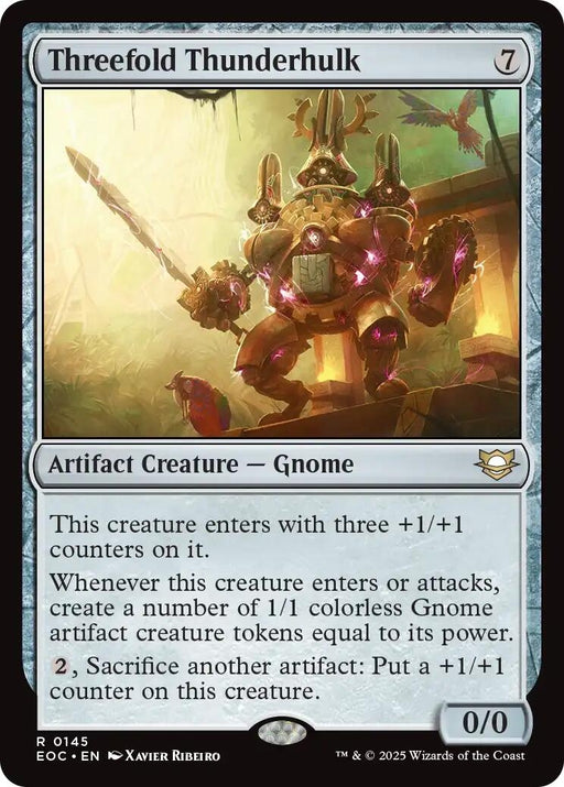 Image for Threefold Thunderhulk (145) [Edge of Eternities] - Magic: The Gathering