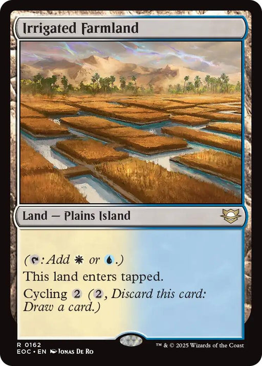 Image for Irrigated Farmland (162) [Edge of Eternities] - Magic: The Gathering