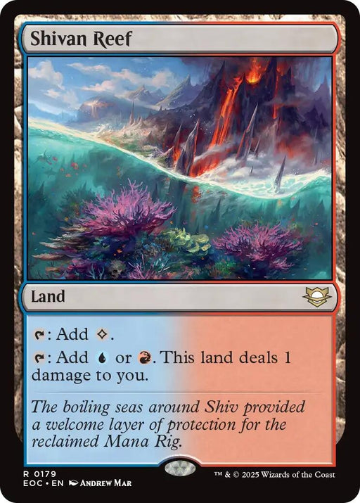 Image for Shivan Reef (179) [Edge of Eternities] - Magic: The Gathering