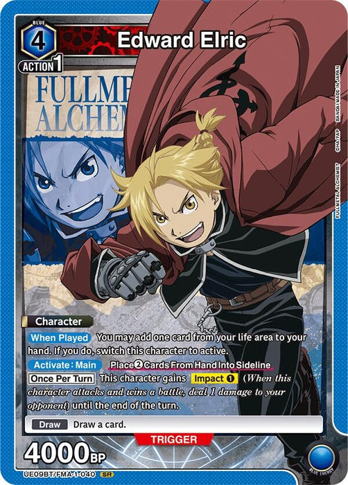 Edward Elric (040) (UE09BT/FMA-1-040) (Foil) [UE09BT: FULLMETAL ALCHEMIST]