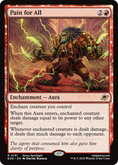 Image for Pain for All (151) (Foil) [Edge of Eternities] - Magic: The Gathering