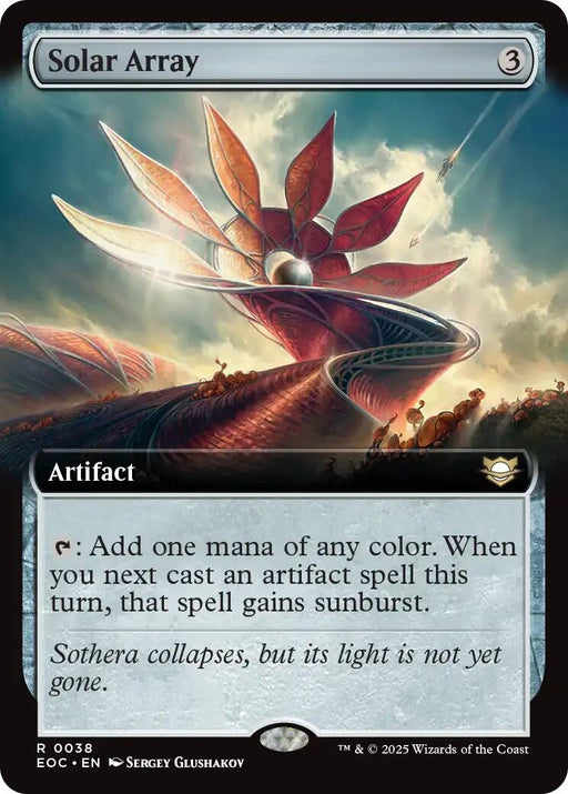 Image for Solar Array (Extended Art) (38) [Edge of Eternities] - Magic: The Gathering