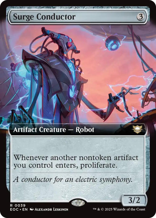 Image for Surge Conductor (Extended Art) (39) [Edge of Eternities] - Magic: The Gathering