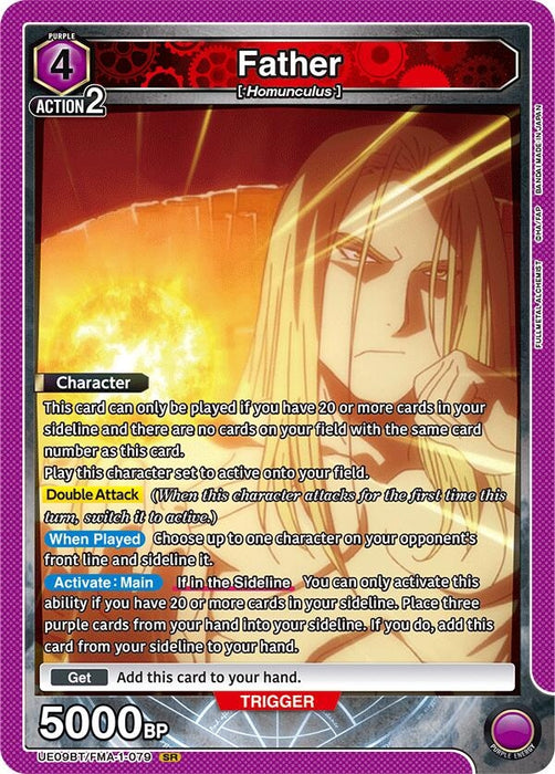 Father (079) (UE09BT/FMA-1-079) (Foil) [UE09BT: FULLMETAL ALCHEMIST]