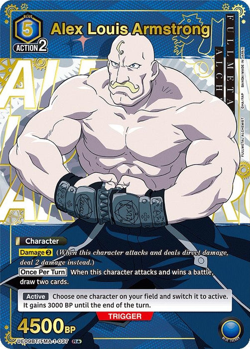 Alex Louis Armstrong (037) (R*) (UE09BT/FMA-1-037) (Foil) [UE09BT: FULLMETAL ALCHEMIST]