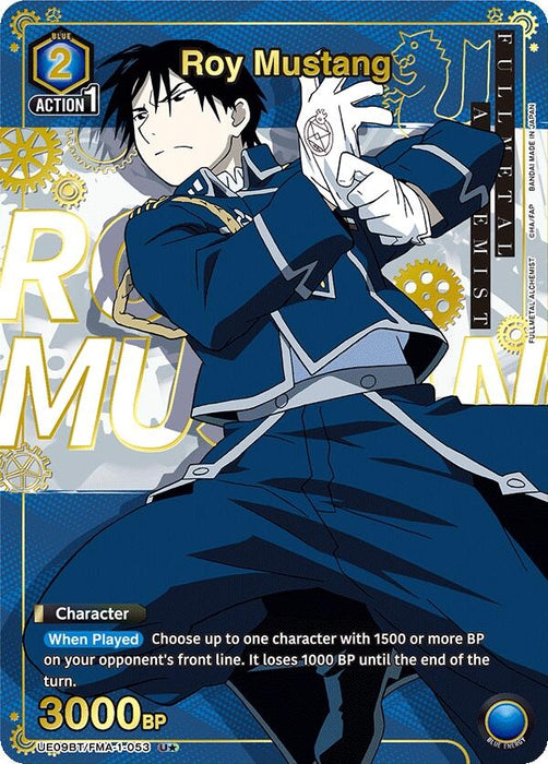 Roy Mustang (053) (U*) (UE09BT/FMA-1-053) (Foil) [UE09BT: FULLMETAL ALCHEMIST]