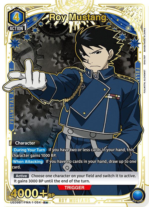 Roy Mustang (054) (R*) (UE09BT/FMA-1-054) (Foil) [UE09BT: FULLMETAL ALCHEMIST]