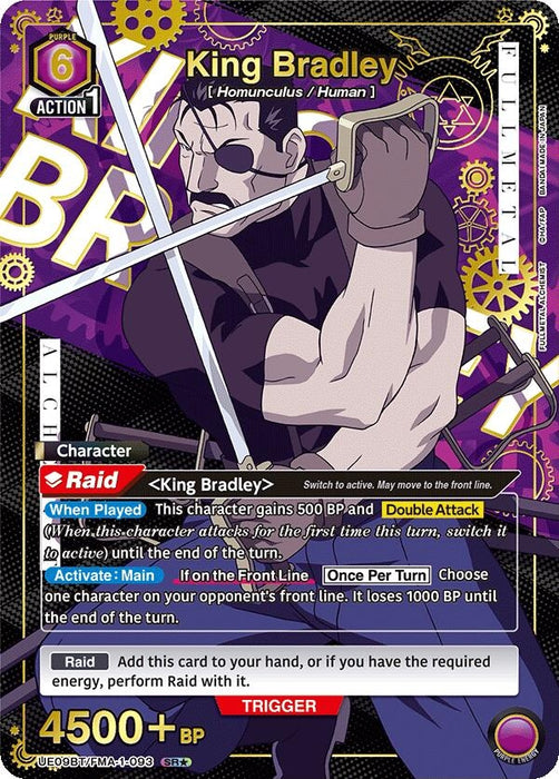 King Bradley (093) (SR*) (UE09BT/FMA-1-093) (Foil) [UE09BT: FULLMETAL ALCHEMIST]
