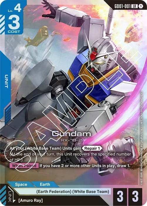 Gundam (GD01-001) (GD01-001) (Holofoil) [Newtype Rising]