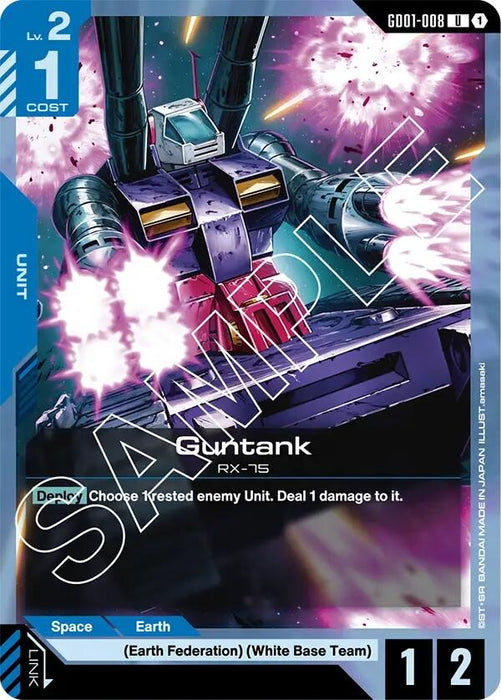 Image for Guntank (GD01-008) [Newtype Rising] - Gundam Card Game