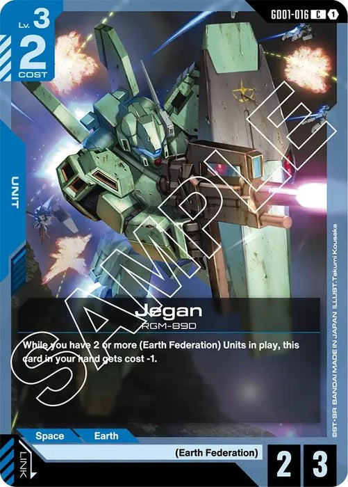 Image for Jegan (GD01-016) [Newtype Rising] - Gundam Card Game