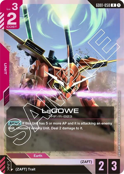 Image for LaGOWE (GD01-050) (Holofoil) [Newtype Rising] - Gundam Card Game