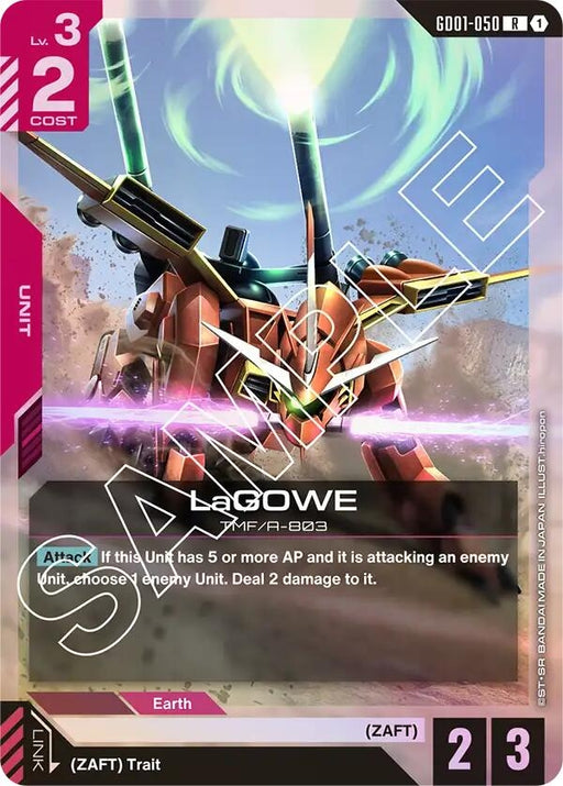 Image for LaGOWE (GD01-050) (Holofoil) [Newtype Rising] - Gundam Card Game
