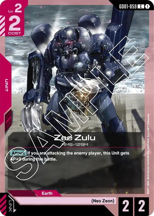 Zee Zulu (GD01-059) [Newtype Rising]