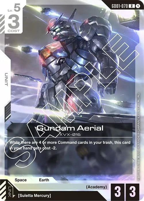 Image for Gundam Aerial (GD01-070) (Holofoil) [Newtype Rising] - Gundam Card Game