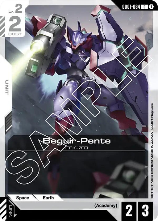Image for Beguir-Pente (GD01-084) [Newtype Rising] - Gundam Card Game