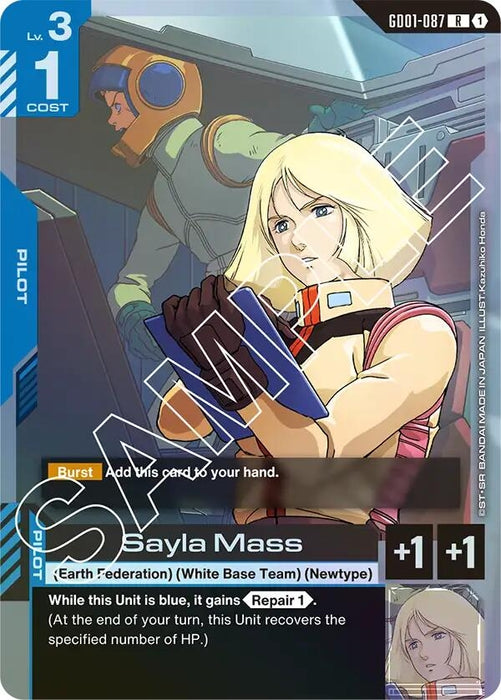 Image for Sayla Mass (GD01-087) (Holofoil) [Newtype Rising] - Gundam Card Game