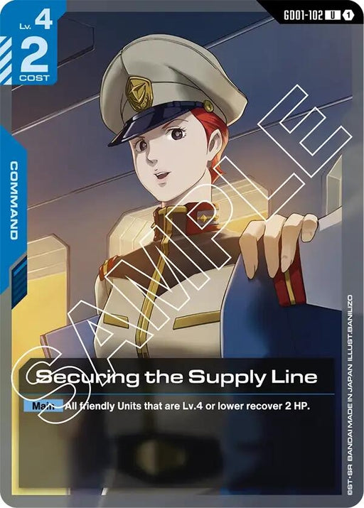 Image for Securing the Supply Line (GD01-102) [Newtype Rising] - Gundam Card Game