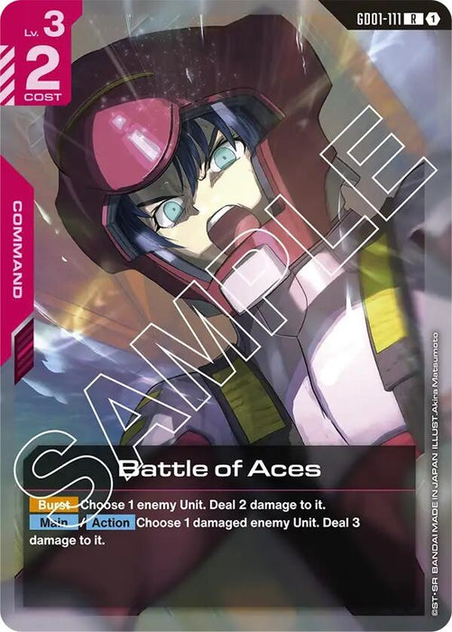 Image for Battle of Aces (GD01-111) (Holofoil) [Newtype Rising] - Gundam Card Game