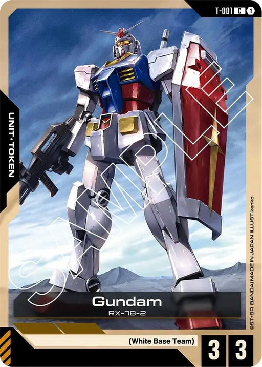 Image for Gundam (T-001) Token (T-001) [Newtype Rising] - Gundam Card Game