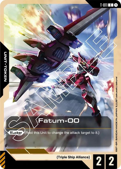 Image for Fatum-00 (T-011) Token (T-011) [Newtype Rising] - Gundam Card Game