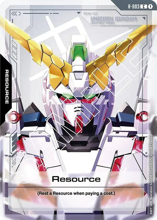 Image for Resource (R-003) (R-003) [Newtype Rising] - Gundam Card Game
