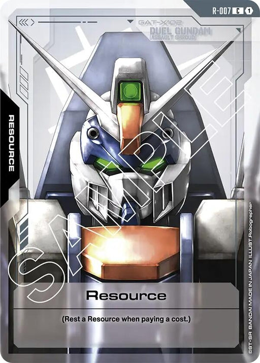 Image for Resource (R-007) (R-007) [Newtype Rising] - Gundam Card Game