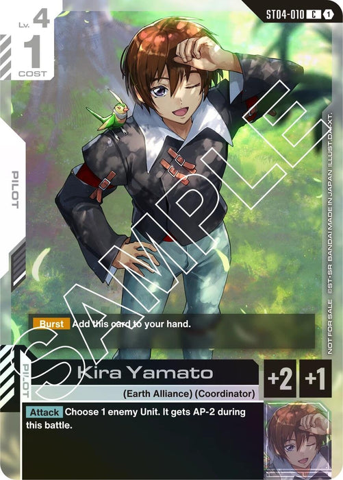 Kira Yamato (Launch Event) (ST04-010) (Holofoil) [Gundam Promotional Cards]