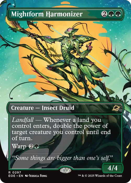 Image for Mightform Harmonizer (Borderless) (297) (Foil) [Edge of Eternities] - Magic: The Gathering