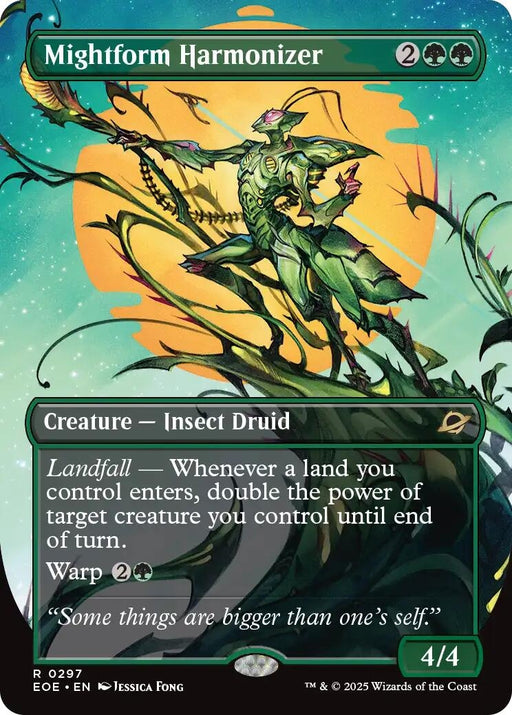 Image for Mightform Harmonizer (Borderless) (297) (Foil) [Edge of Eternities] - Magic: The Gathering