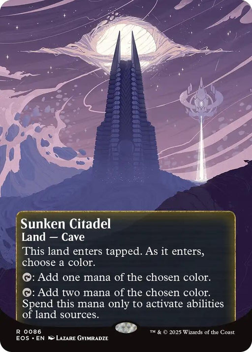 Image for Sunken Citadel (0086) (Borderless) (86) (Foil) [Edge of Eternities: Stellar Sights] - Magic: The Gathering