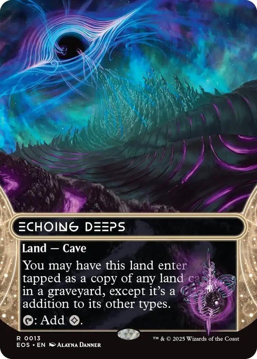 Image for Echoing Deeps (0013) (Borderless) (13) (Foil) [Edge of Eternities: Stellar Sights] - Magic: The Gathering