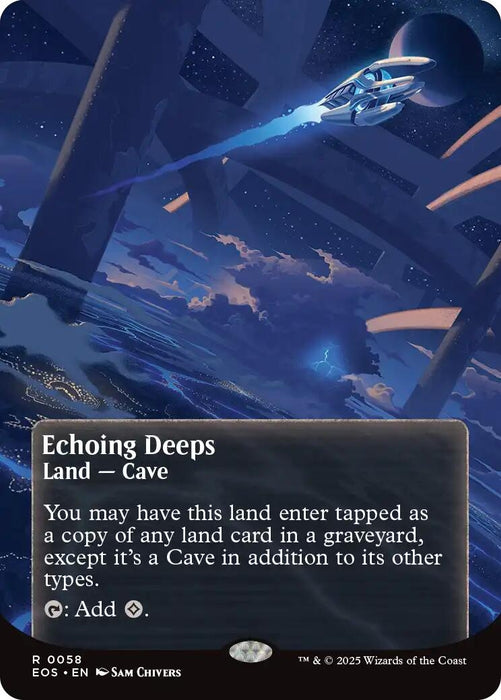 Echoing Deeps (0058) (Borderless) (58) [Edge of Eternities: Stellar Sights]