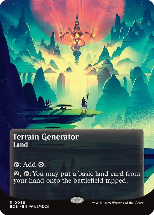 Image for Terrain Generator (0088) (Borderless) (88) (Foil) [Edge of Eternities: Stellar Sights] - Magic: The Gathering