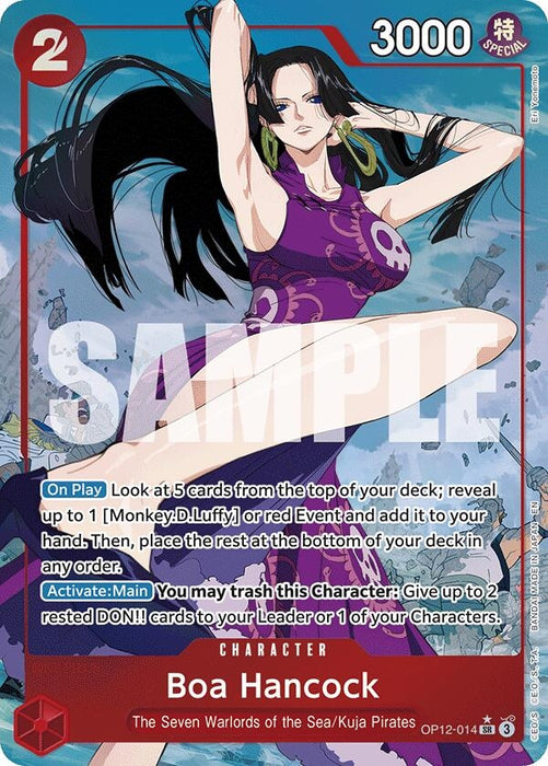 Boa Hancock (Alternate Art) (OP12-014) (Foil) [Legacy of the Master]