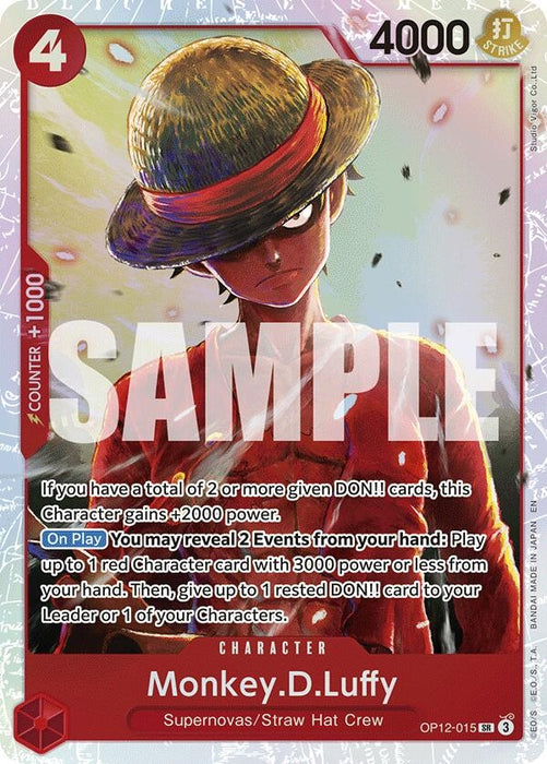Monkey.D.Luffy (OP12-015) (Foil) [Legacy of the Master]