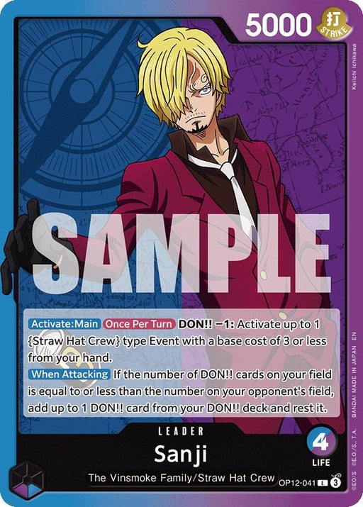 Image for Sanji (041) (OP12-041) [Legacy of the Master] - One Piece Card Game