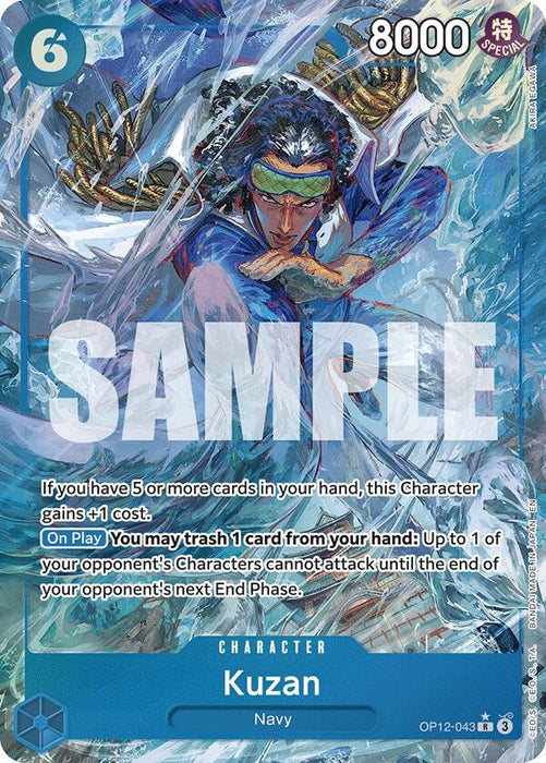 Kuzan (043) (Alternate Art) (OP12-043) (Foil) [Legacy of the Master]