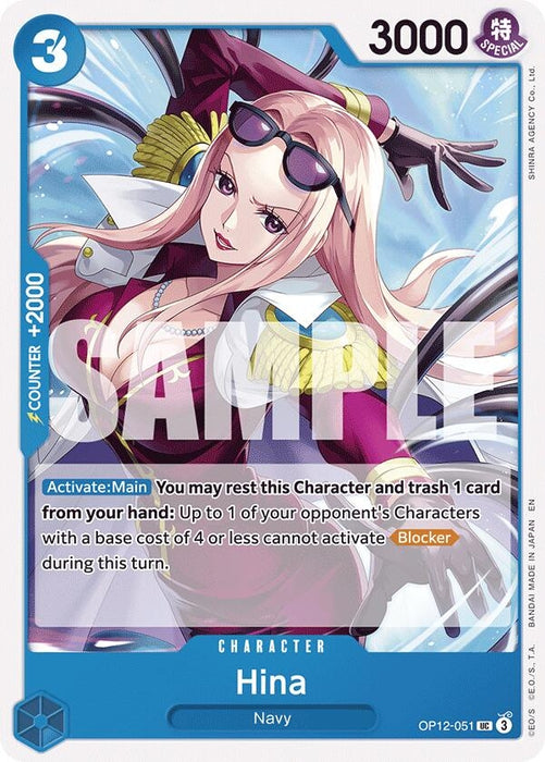 Image for Hina (OP12-051) [Legacy of the Master] - One Piece Card Game