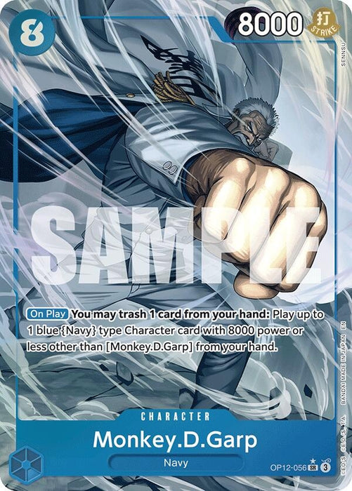 Monkey.D.Garp (Alternate Art) (OP12-056) (Foil) [Legacy of the Master]