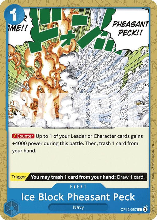 Image for Ice Block Pheasant Peck (OP12-057) [Legacy of the Master] - One Piece Card Game