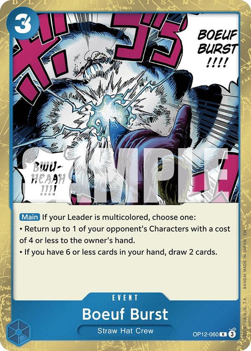 Image for Boeuf Burst (OP12-060) (Foil) [Legacy of the Master] - One Piece Card Game