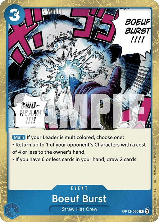 Image for Boeuf Burst (OP12-060) (Foil) [Legacy of the Master] - One Piece Card Game
