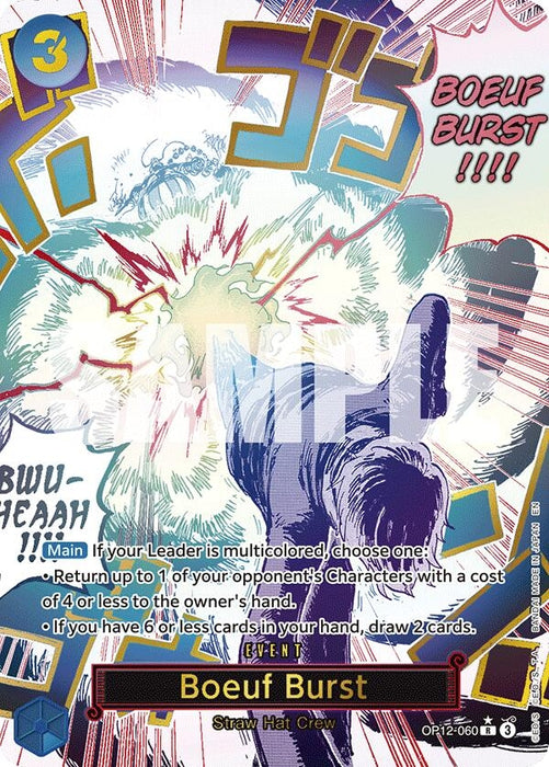 Boeuf Burst (Alternate Art) (OP12-060) (Foil) [Legacy of the Master]