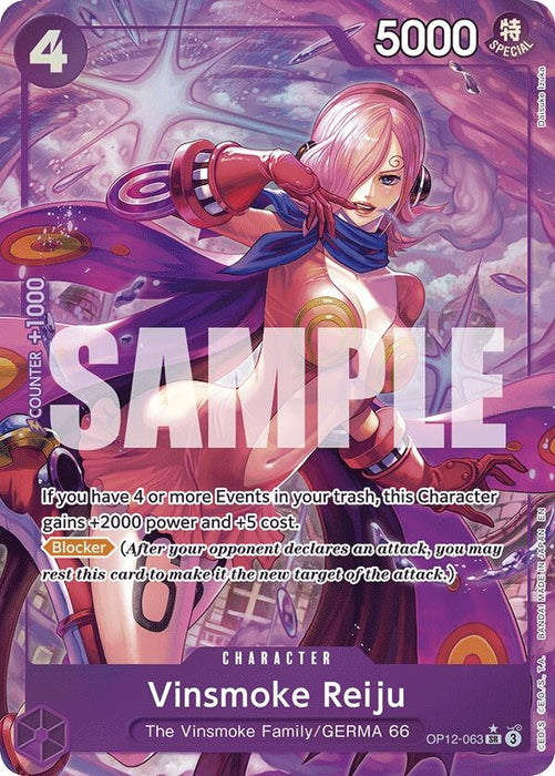 Vinsmoke Reiju (Alternate Art) (OP12-063) (Foil) [Legacy of the Master]